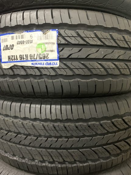New Tyre 265/70R16 Toyo Year 2024